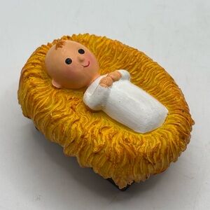 Replacement Vintage Nativity Baby Jesus Christmas Resin